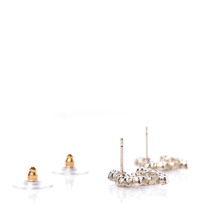 Chanel Crystal CC Earrings Gold 3 of 5
