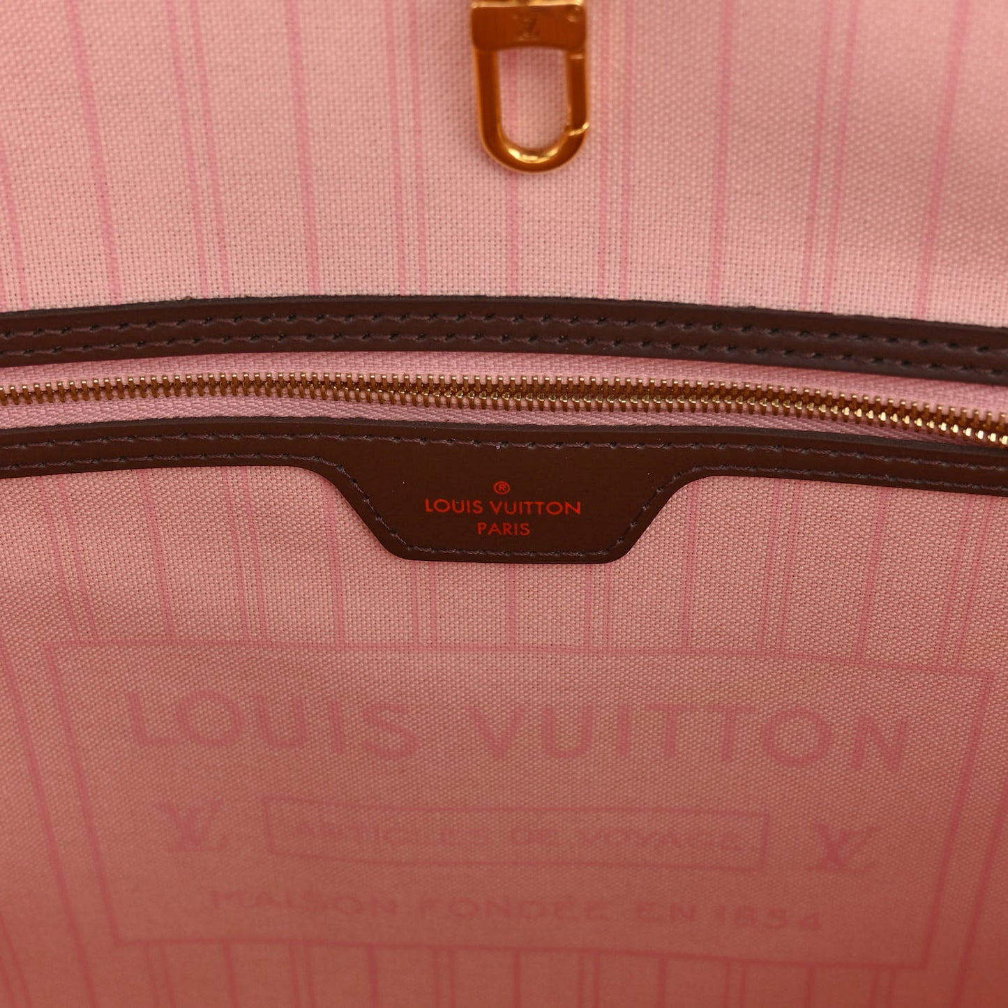 Damier Ebene Neo Neverfull MM Rose Ballerine