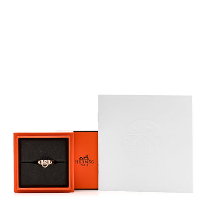 Hermes 18K Rose Gold PM Collier De Chien Ring 53 6.5 4 of 4