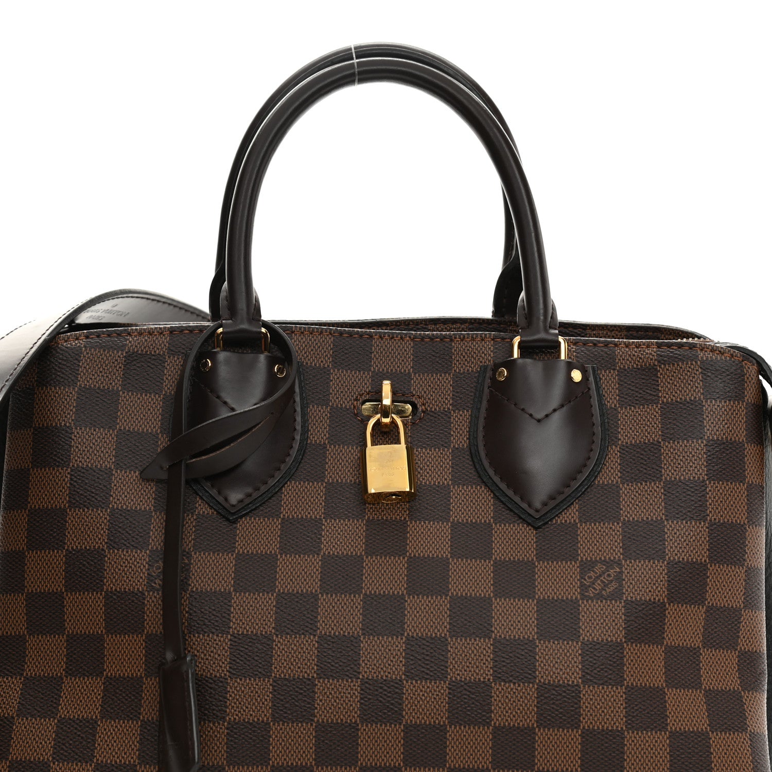 Louis Vuitton Cuir Taurillon Damier Ebene Normandy Black 8 of 8
