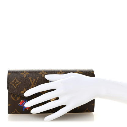 Louis Vuitton Monogram House Mascot Sarah Wallet NM Iced Gold 2 of 6
