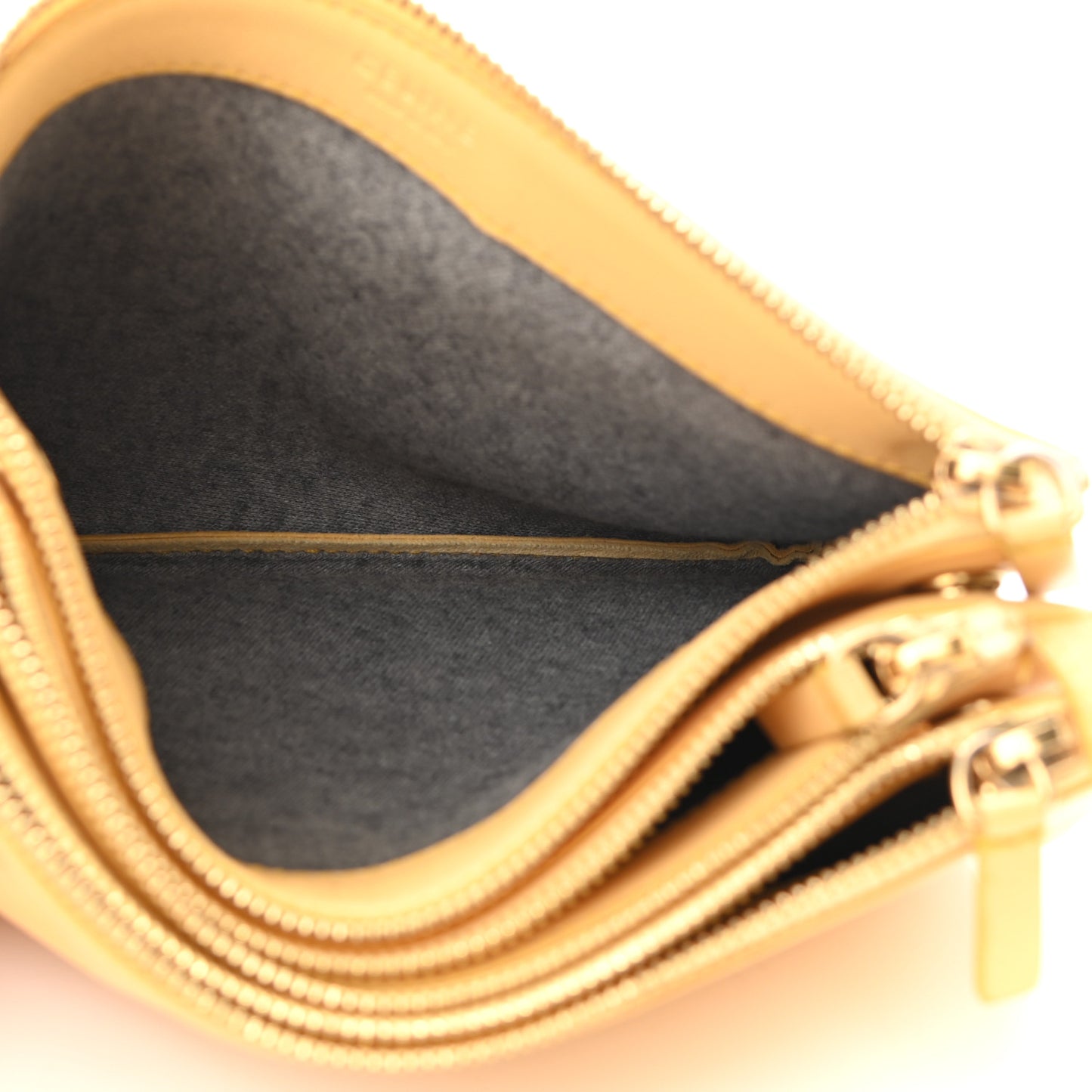 Lambskin Small Trio Crossbody Bag Butter