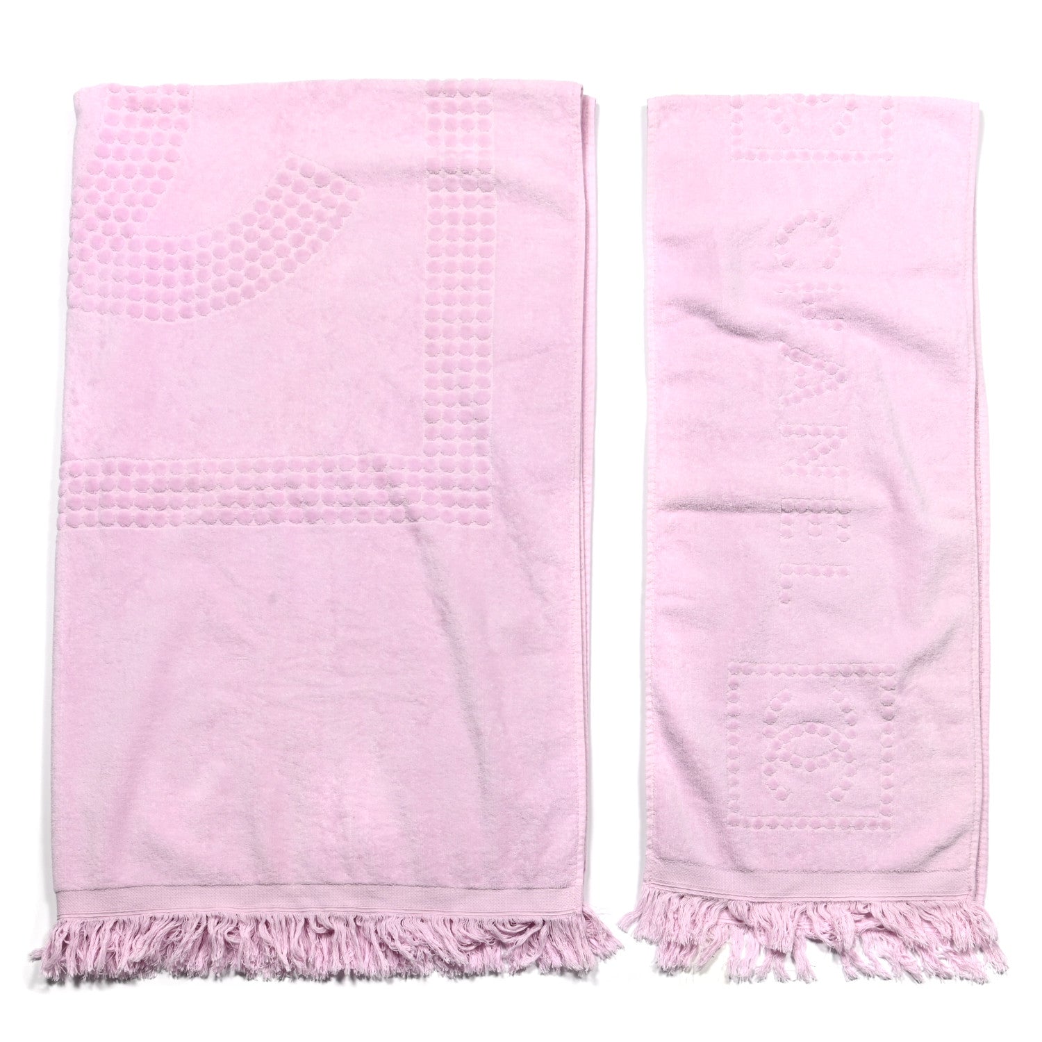 Chanel Terry Cotton CC Towel Set Light Pink 1 of 3