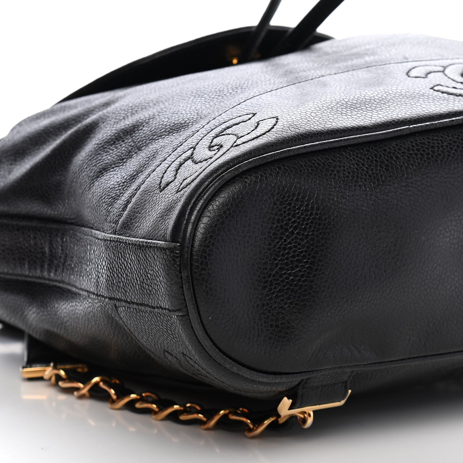 Chanel Caviar CC Backpack Black 15 of 18