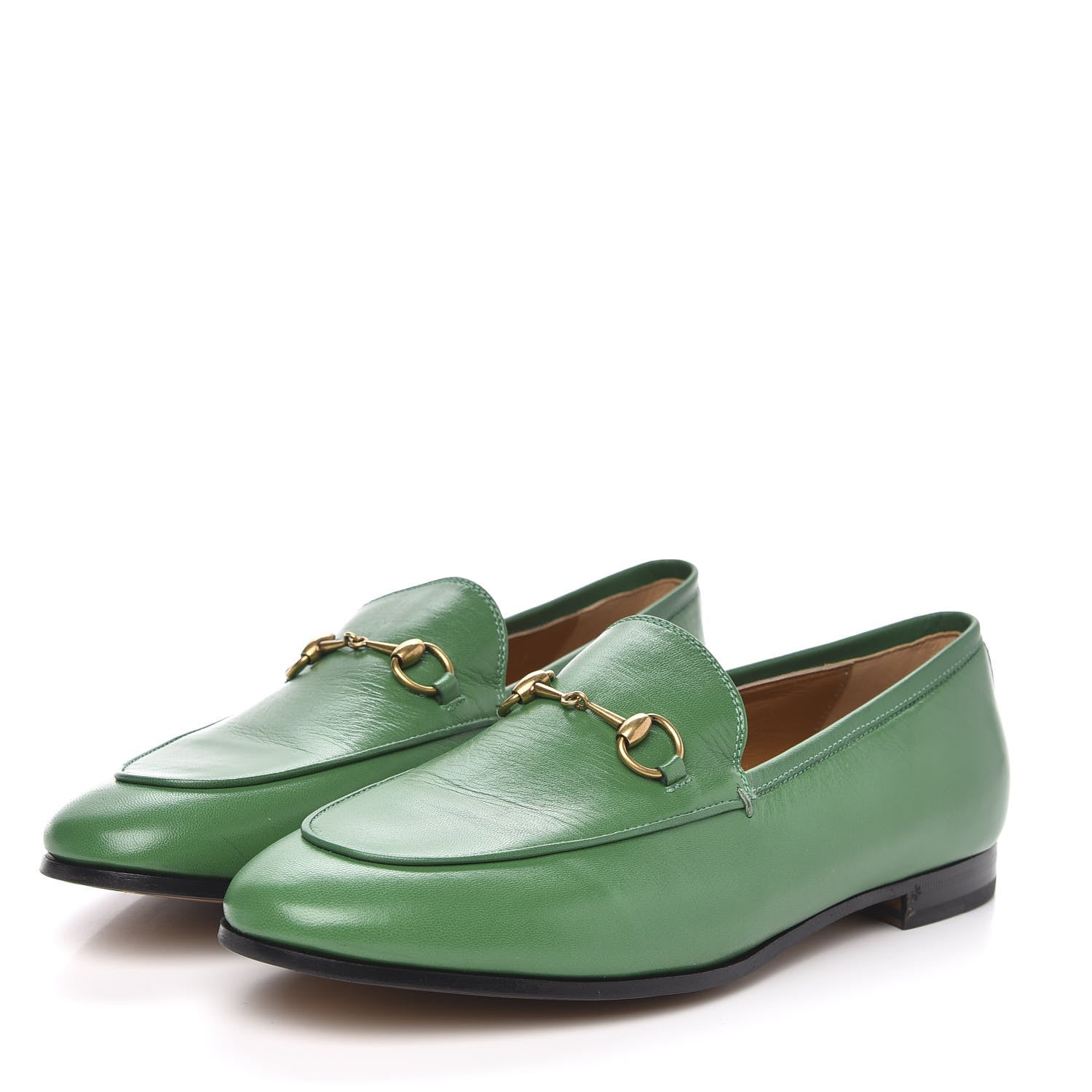 Gucci Malaga Kid Womens Jordaan Loafers 41 New Shamarock 5 of 20