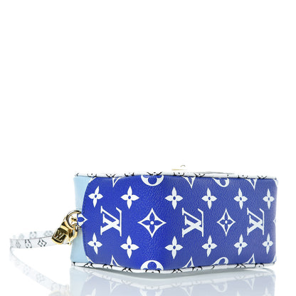 Louis Vuitton Monogram Giant Hawaii Beach Pouch Blue 4 of 7