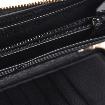 Gucci Calfskin Soho Zip Around Wallet Black 8 of 9