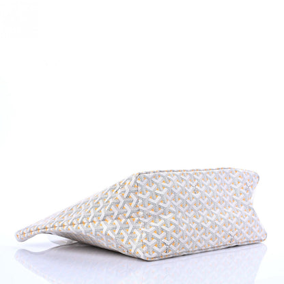 Goyard Goyardine Saint Louis Claire Voie PM White Orange 3 of 8