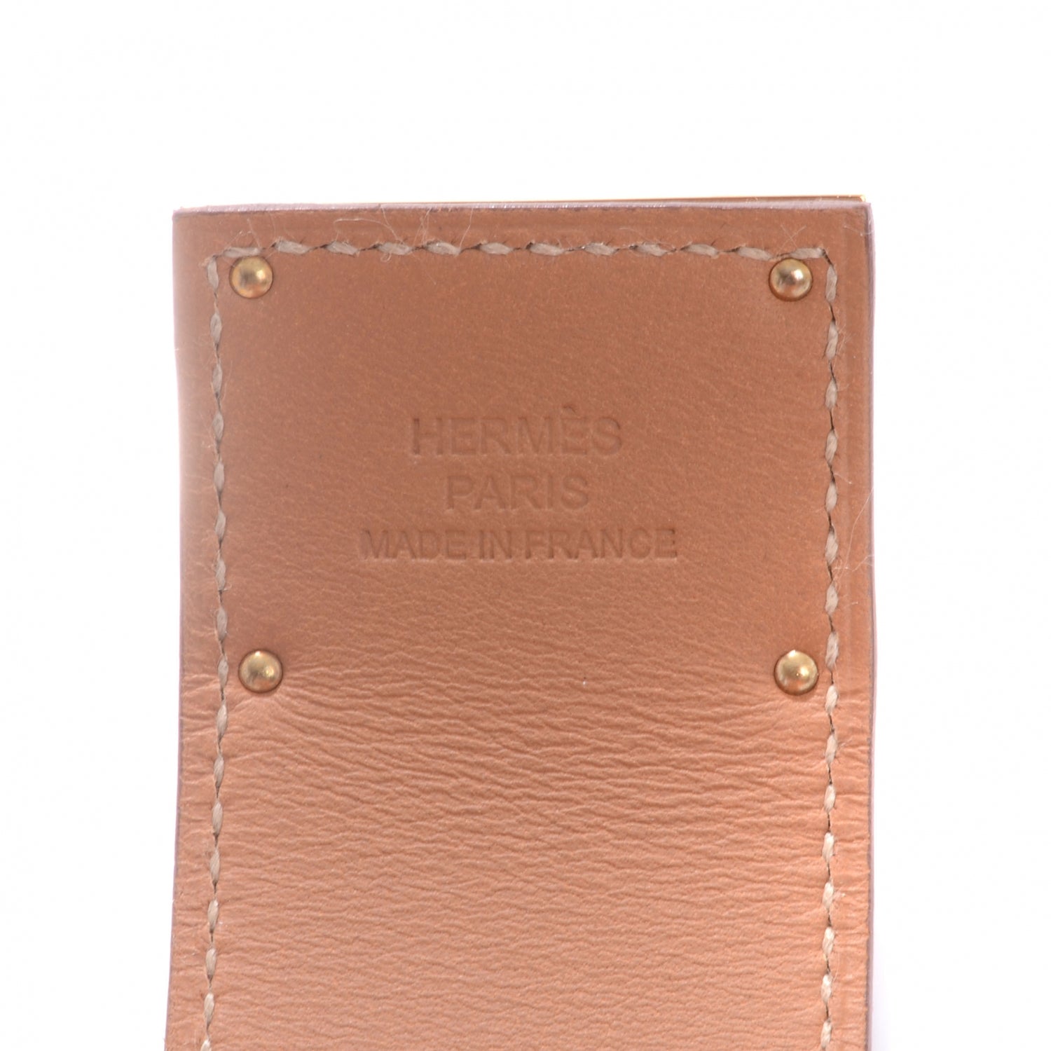 Hermes Swift Leather Kelly Dog Bracelet Fauve 6 of 8