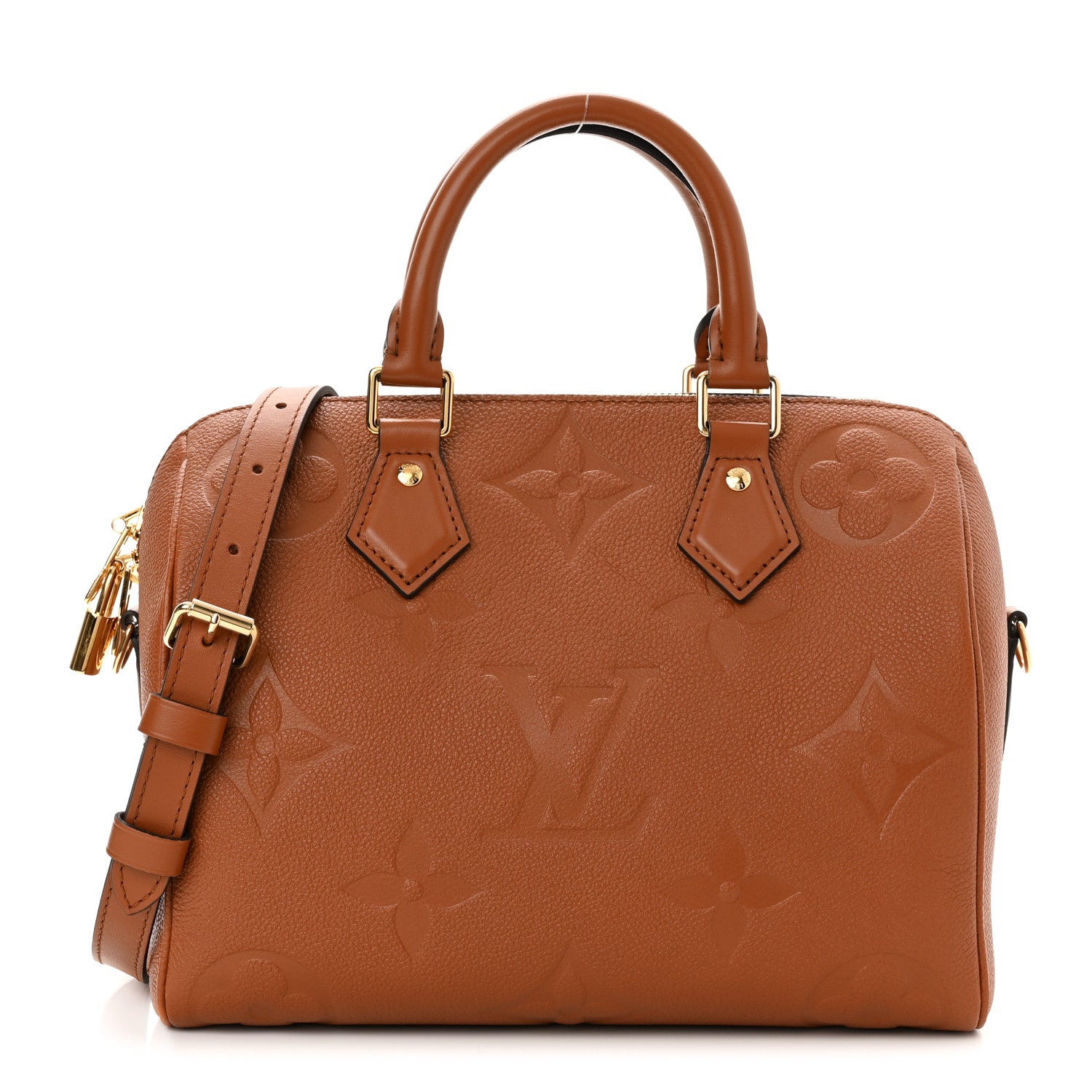 Louis Vuitton Empreinte Monogram Giant Speedy Bandouliere 25 Cognac 1 of 9