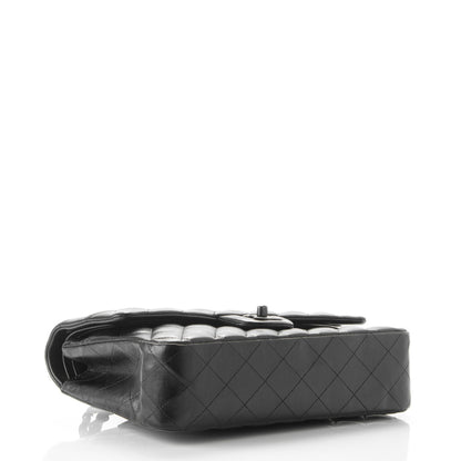 Chanel Lambskin Quilted Medium Double Flap Black 4 of 9