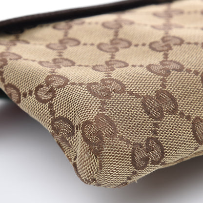 Gucci Monogram Web Belt Bag Dark Brown 9 of 15