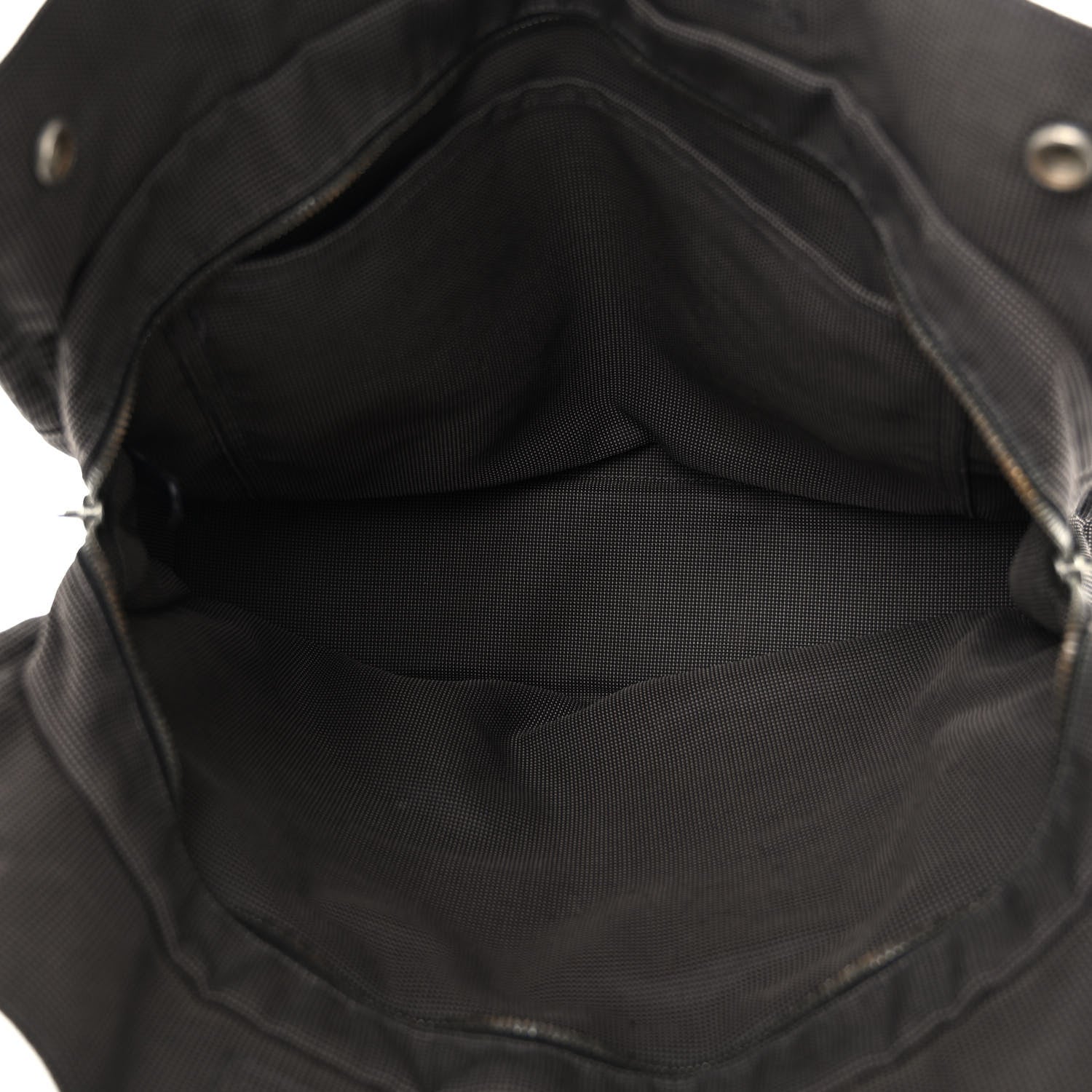Hermes Toile Fourre Tout MM Grey Black 5 of 9