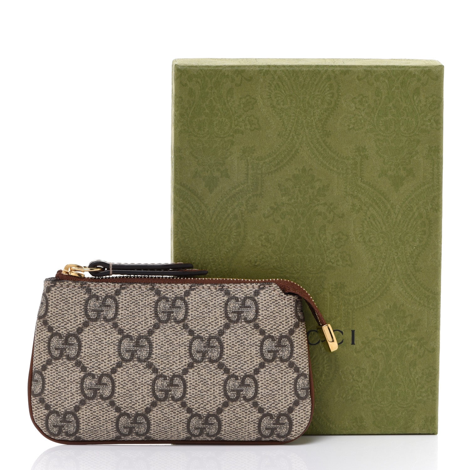 Gucci GG Supreme Monogram Key Case Brown 10 of 10