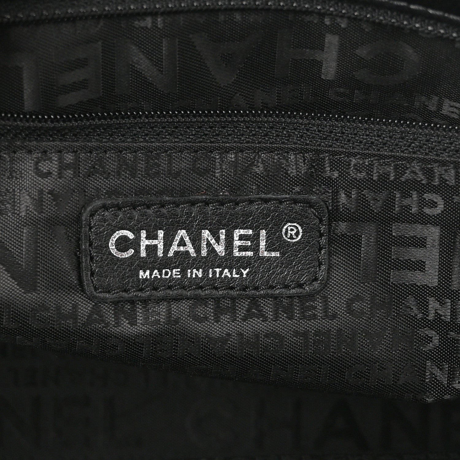 Chanel Calfskin Mademoiselle Lock Cerf Executive Shopper Tote Black 6 of 10