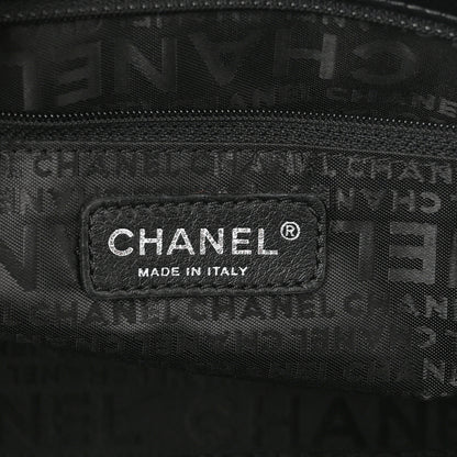 Chanel Calfskin Mademoiselle Lock Cerf Executive Shopper Tote Black 6 of 10