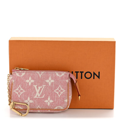 Louis Vuitton Denim Jacquard Monogram Micro Pochette Accessories Rose 8 of 8