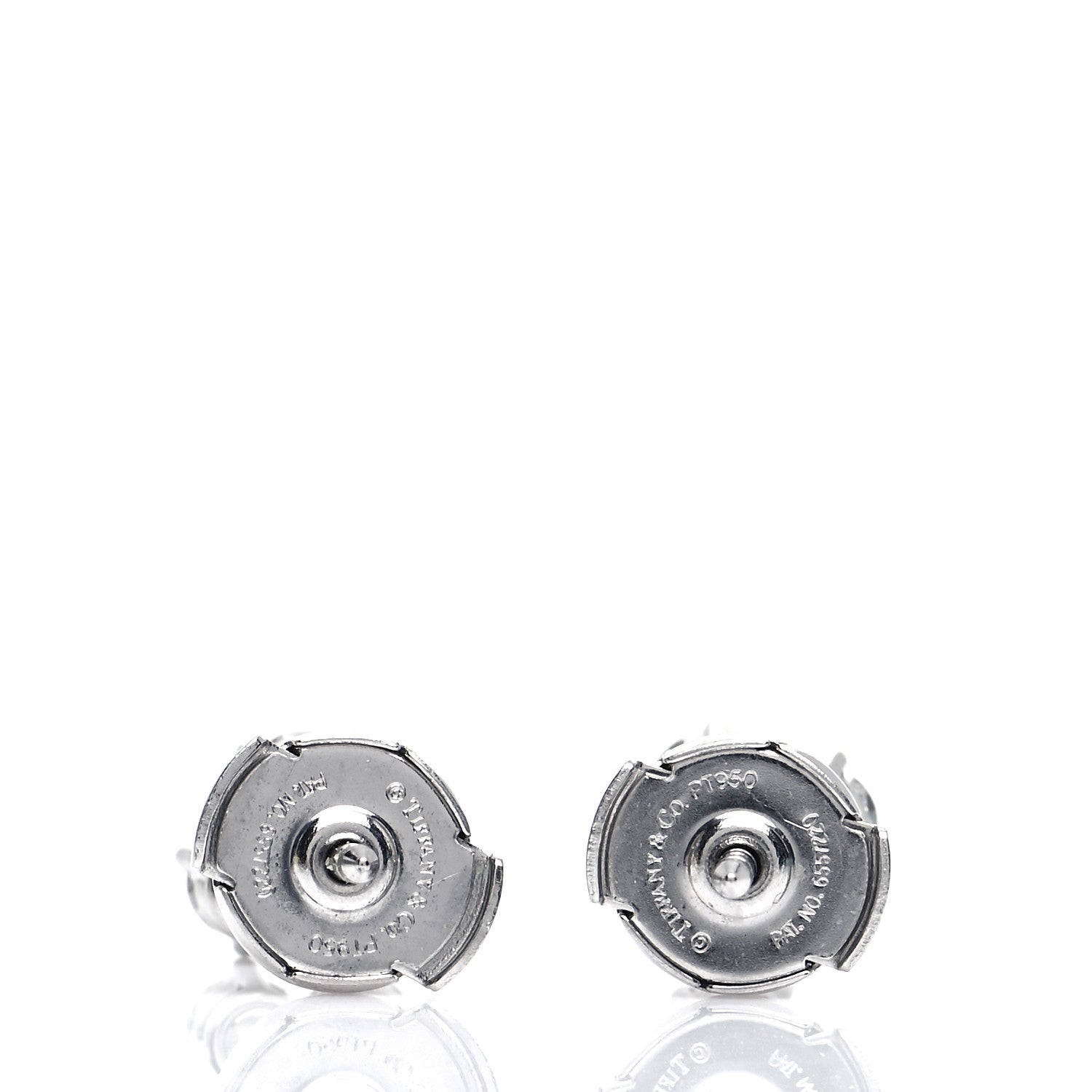 Tiffany Platinum Diamond Aria Earrings 4 of 5