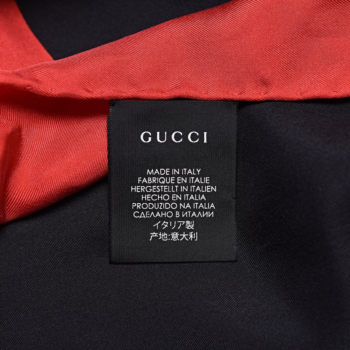 Silk Coco Capitan Logo Scarf Black
