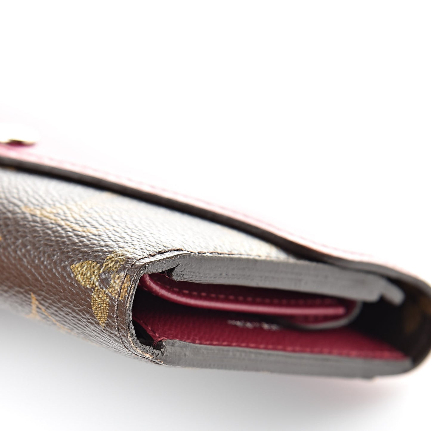 Epi Monogram Marie-Lou Compact Wallet Fuchsia