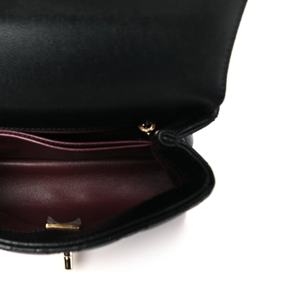 Chanel Caviar Quilted Extra Mini Coco Handle Flap Black 5 of 11