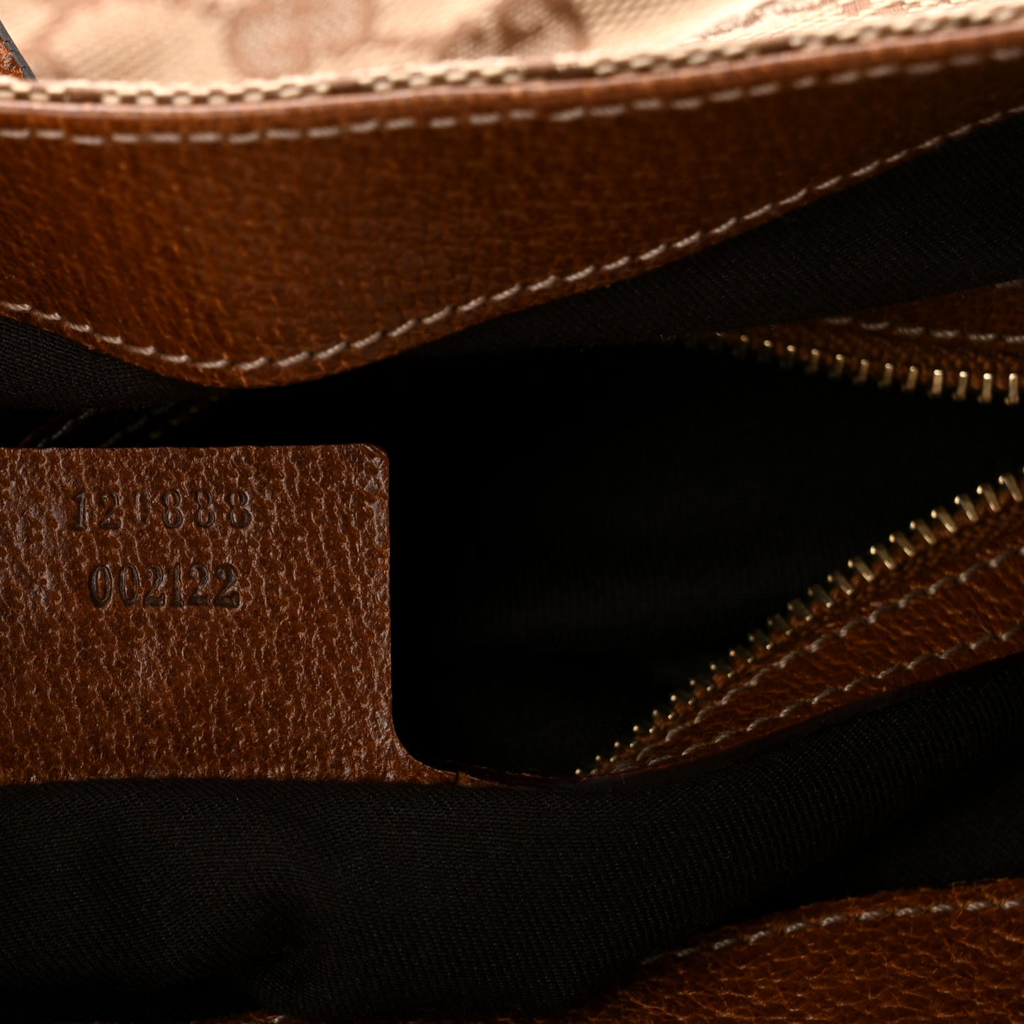 Monogram Piston Lock Jackie O Hobo Tan