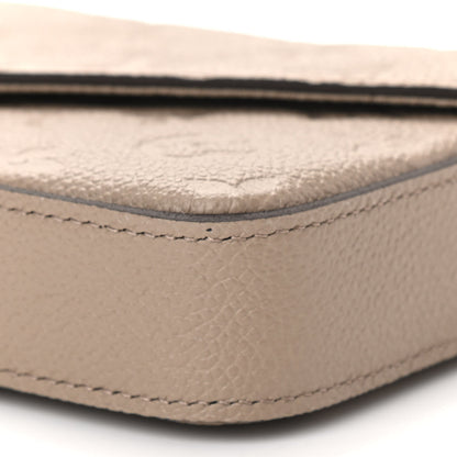 Louis Vuitton Empreinte Pochette Felicie Chain Wallet Tourterelle 10 of 11