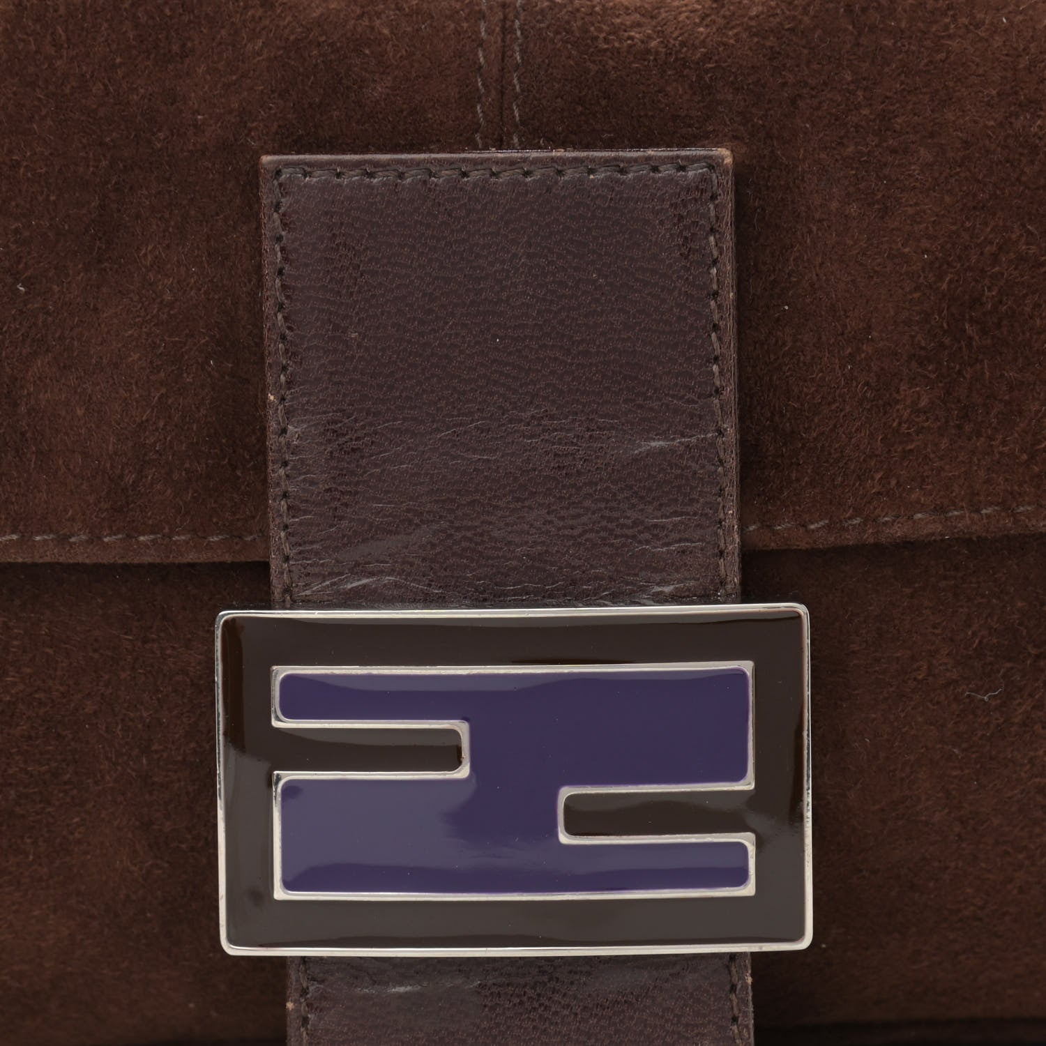 Fendi Suede Baguette Brown 8 of 13