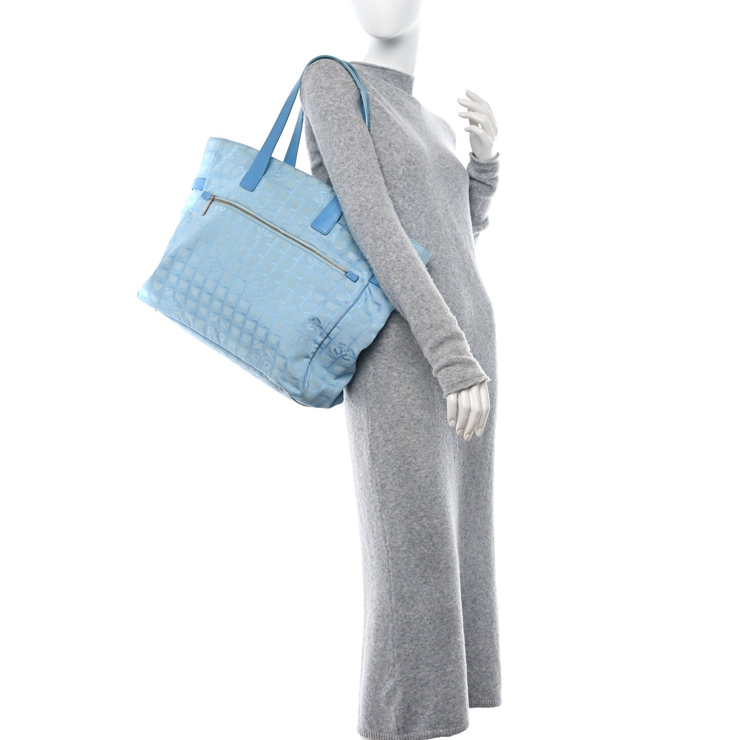 Nylon Travel Tote Beige