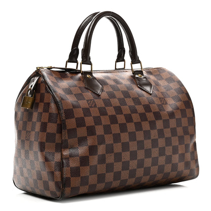 Louis Vuitton Damier Ebene Speedy 30 3 of 9