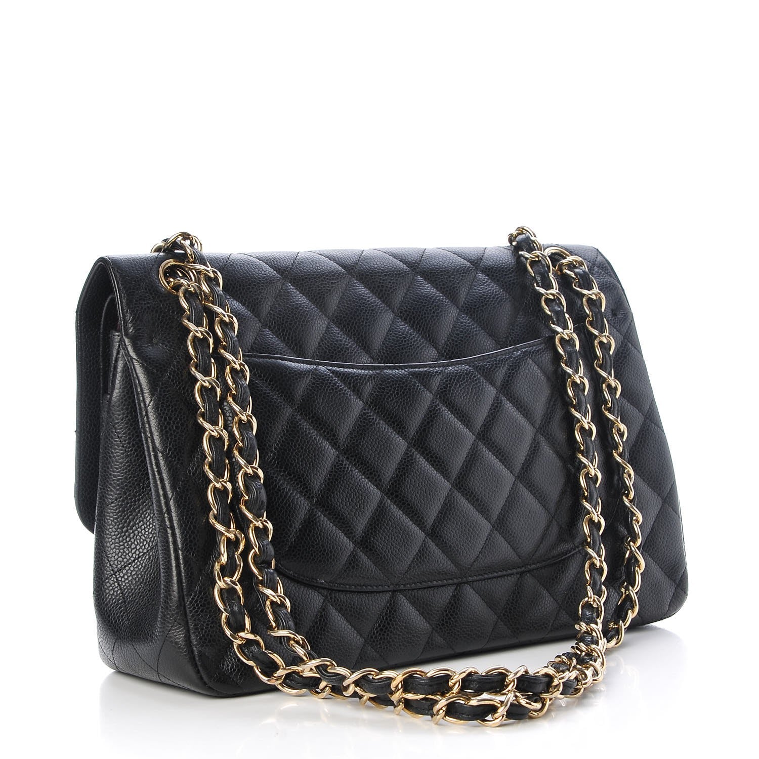 Chanel Caviar Quilted Jumbo Double Flap Black 4 of 16