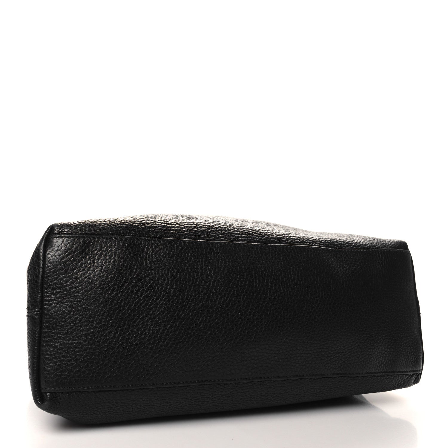 Gucci Pebbled Calfskin Medium Soho Chain Shoulder Bag Black 4 of 13