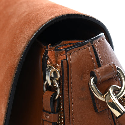 Chloe Suede Calfskin Small Faye Backpack Tan 13 of 13