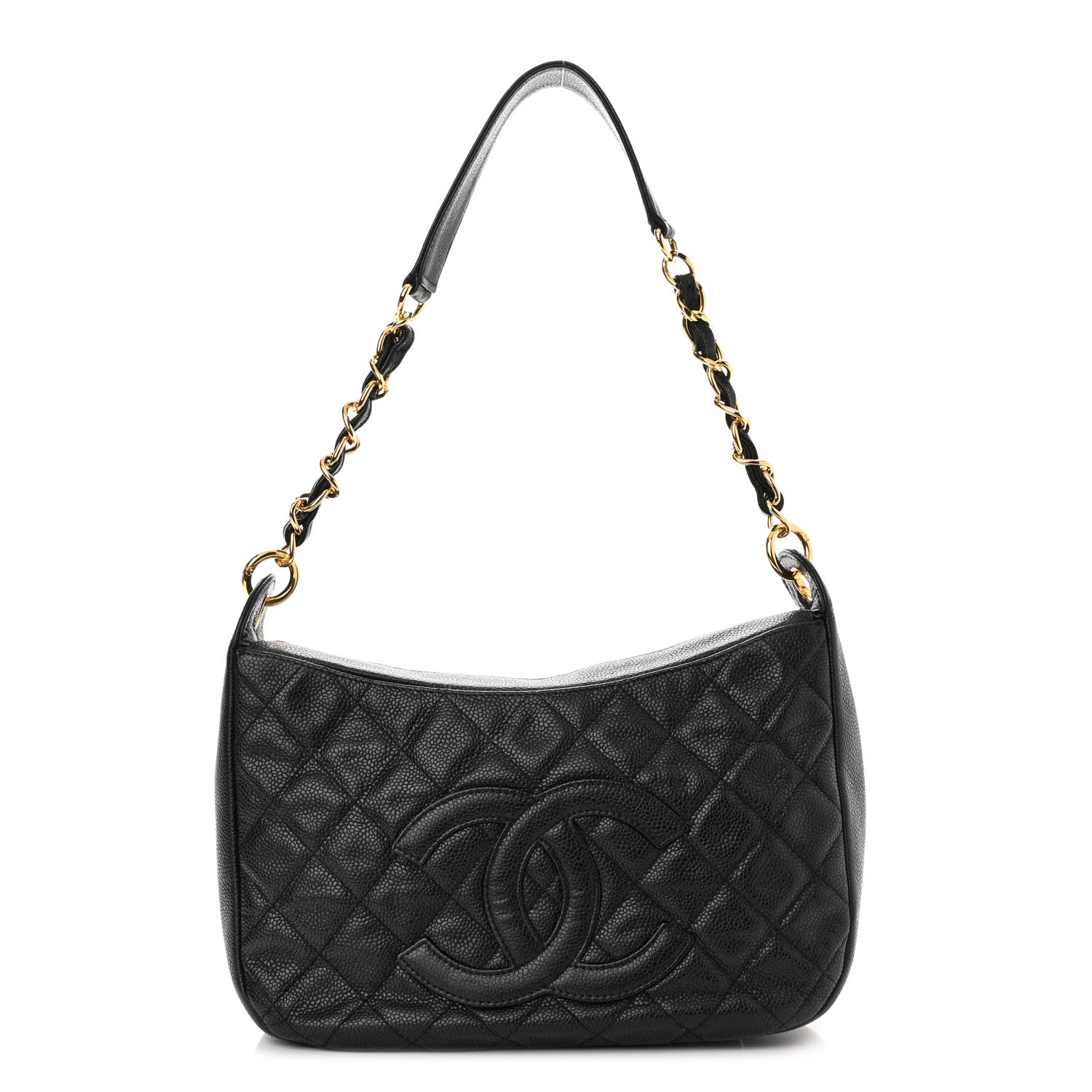 Chanel Caviar Quilted Timeless CC Shoulder Bag Black 1 of 10