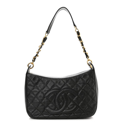 Chanel Caviar Quilted Timeless CC Shoulder Bag Black 1 of 10