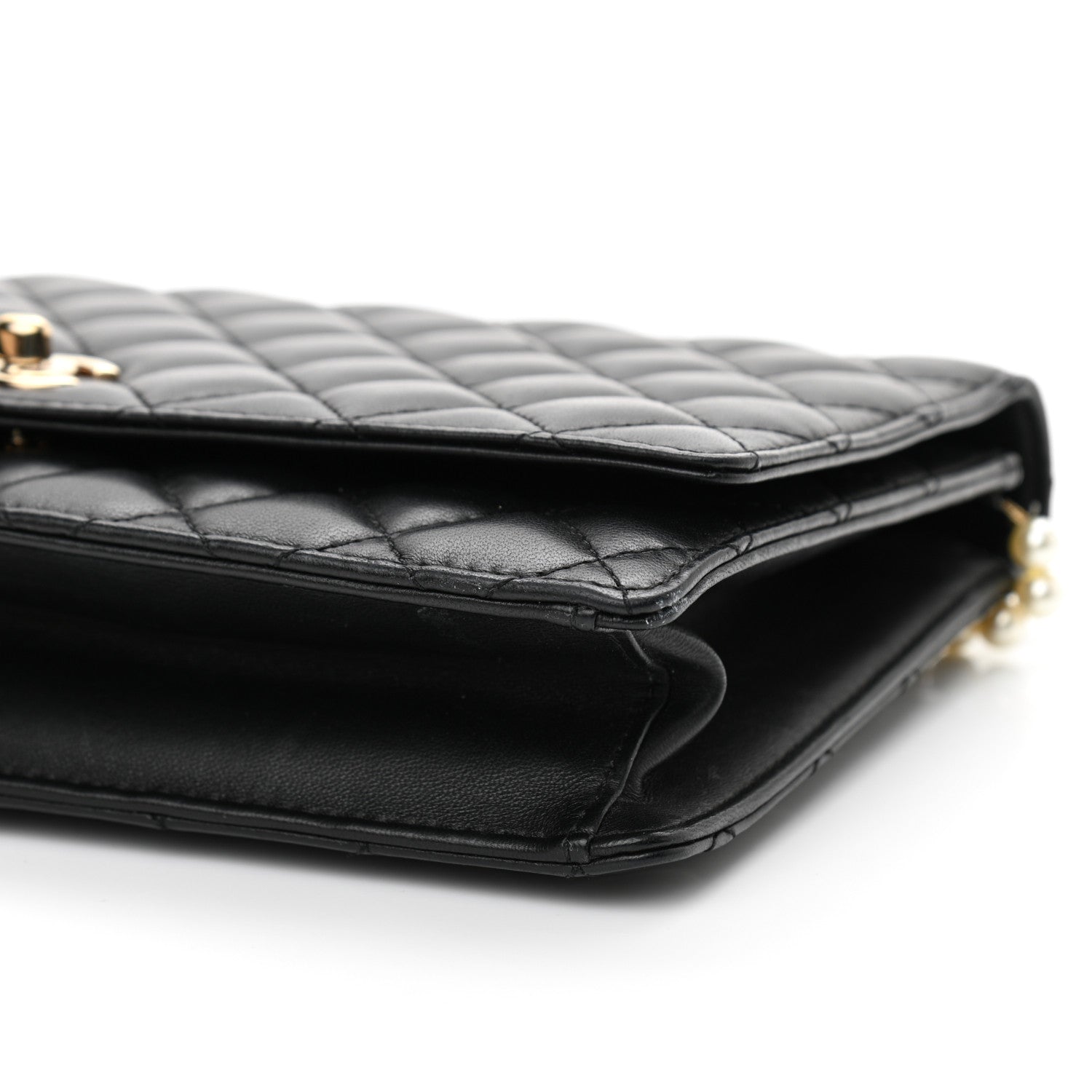 Chanel Lambskin Quilted Fantasy Pearl Flap Black 10 of 14