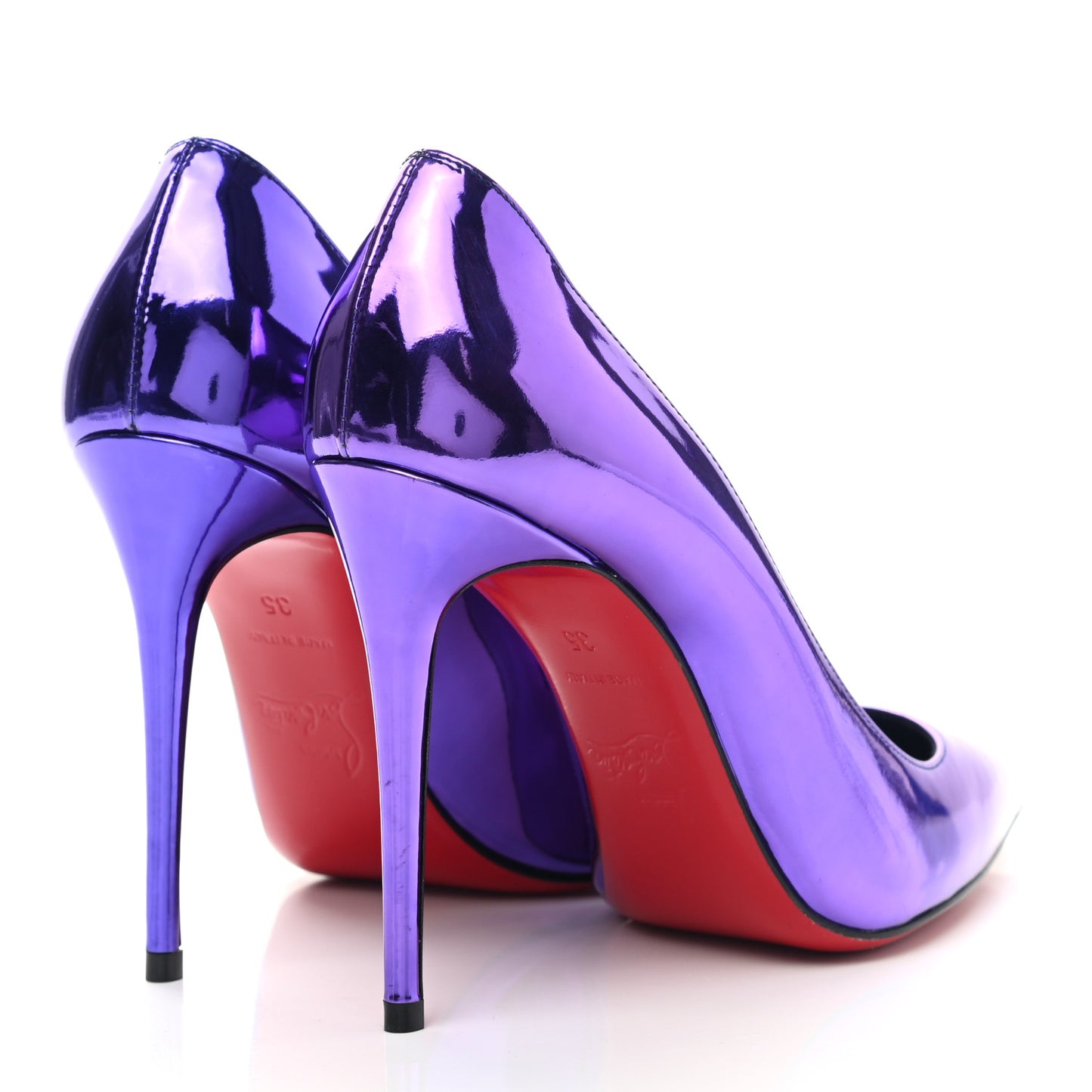 Metallic Patent Psychic Kate 100 Pumps 35 Elektra