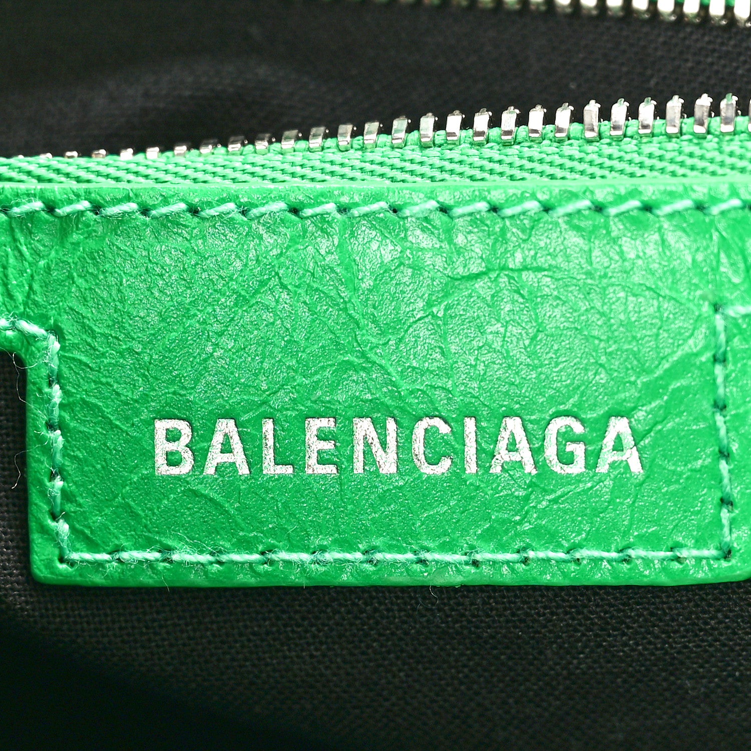 Balenciaga Agneau Arena Neo Cagole Handbag XS Vivid Green 6 of 11