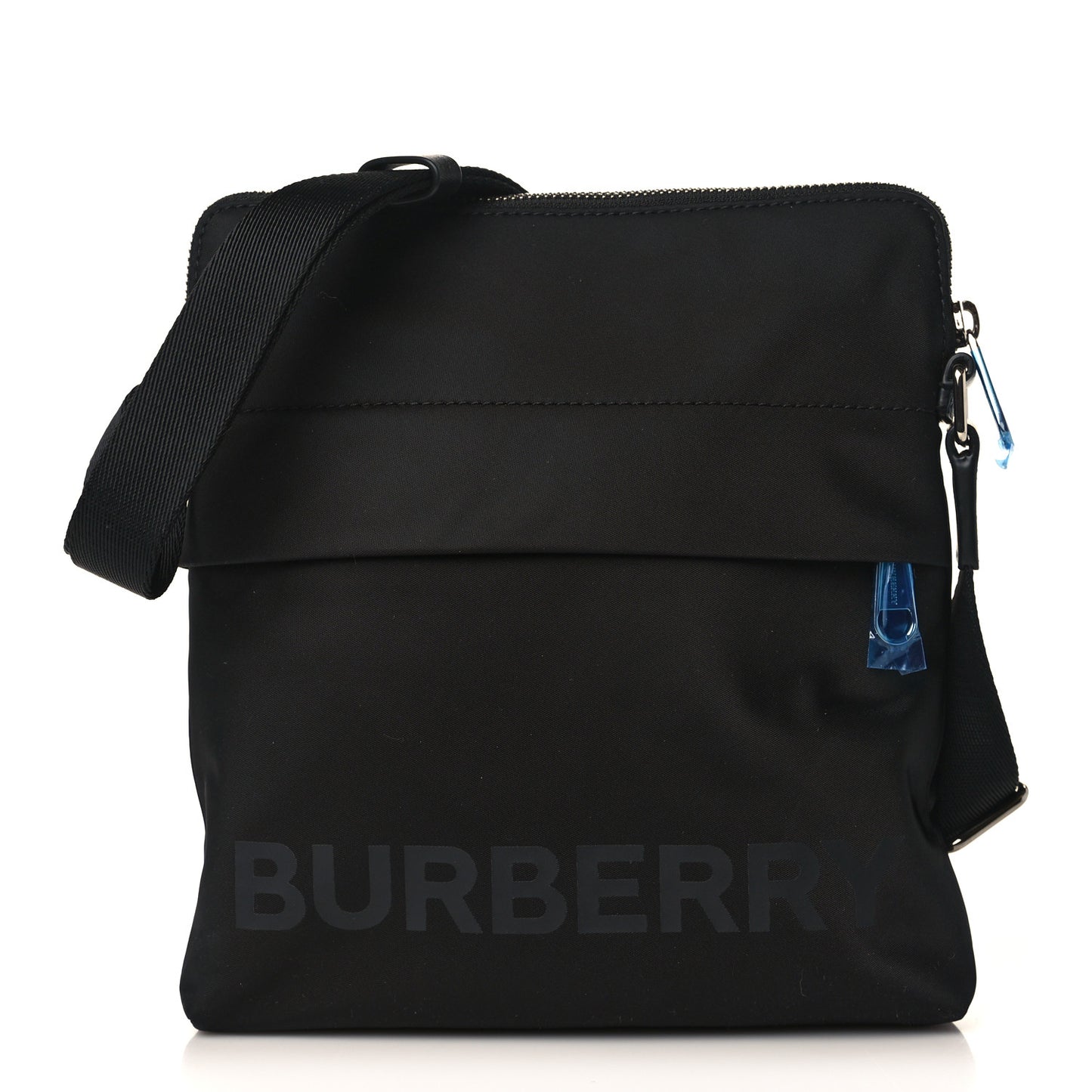 Econyl Logo Print Crossbody Bag Black