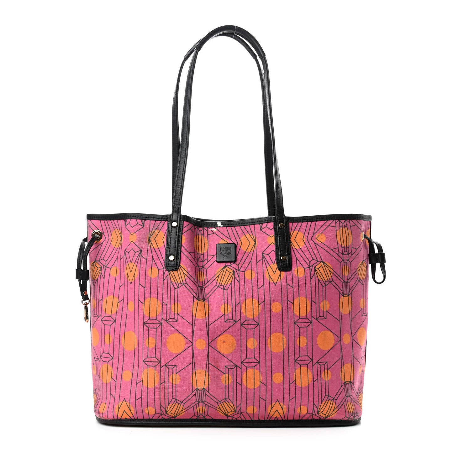 Visetos Medium Project Reversible Shopper Tote Cognac