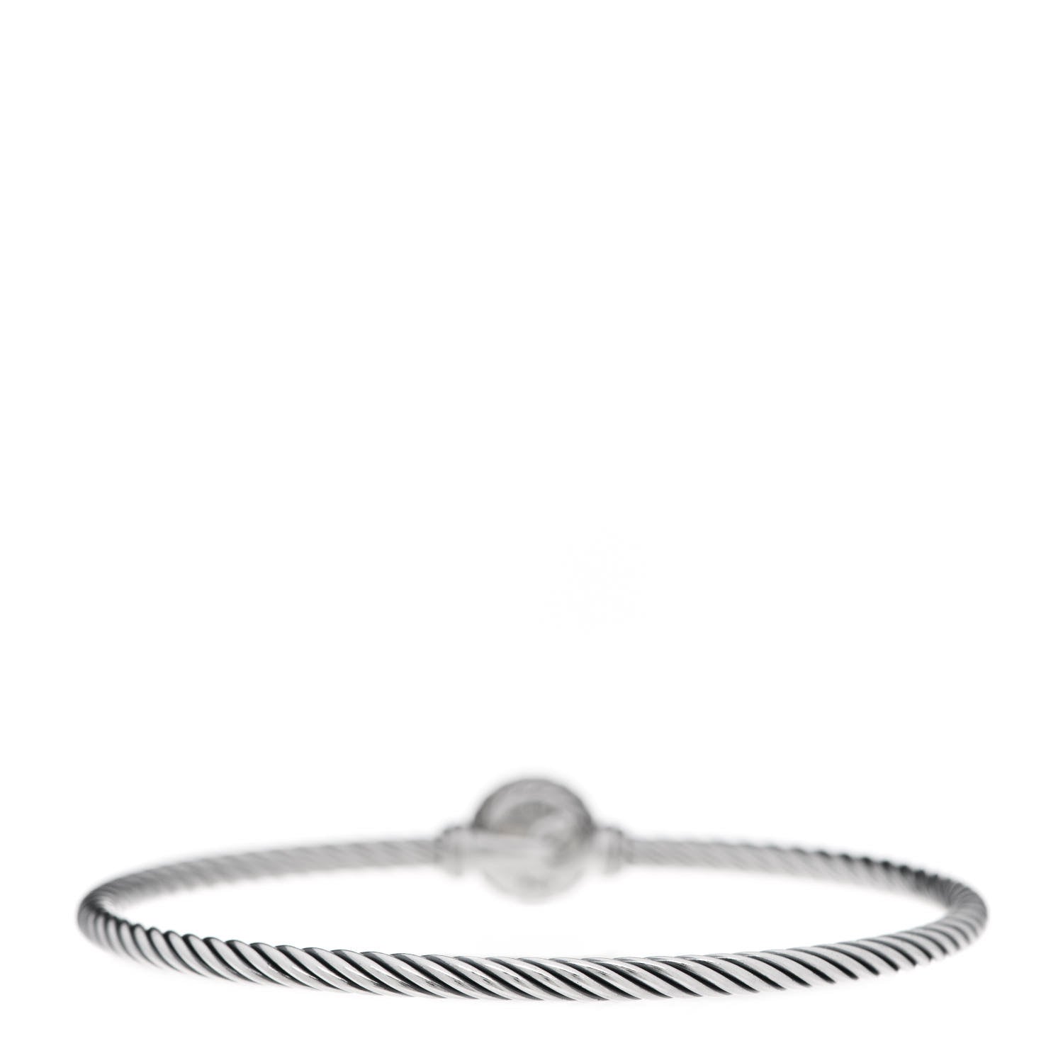 David Yurman Sterling Silver Blue Topaz 3mm Chatelaine Bracelet 3 of 4