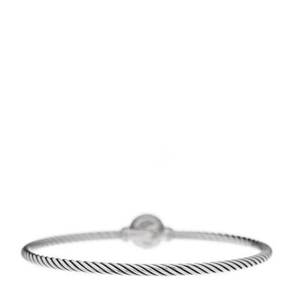 David Yurman Sterling Silver Blue Topaz 3mm Chatelaine Bracelet 3 of 4
