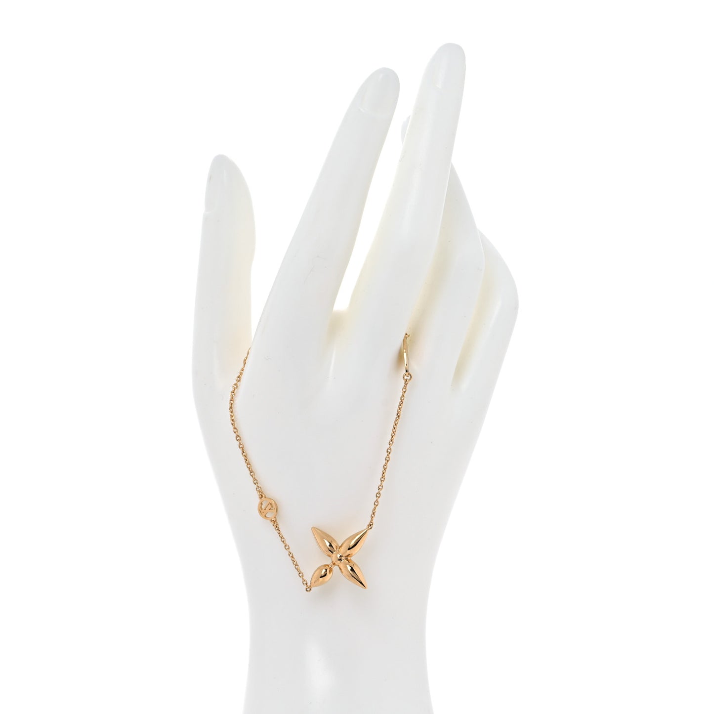 Metal Louisette Charm Bracelet Gold