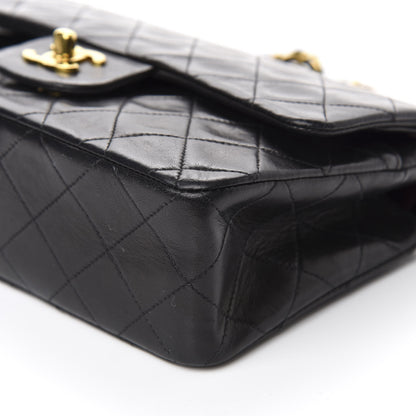 Chanel Lambskin Quilted Small Double Flap Black 7 of 16