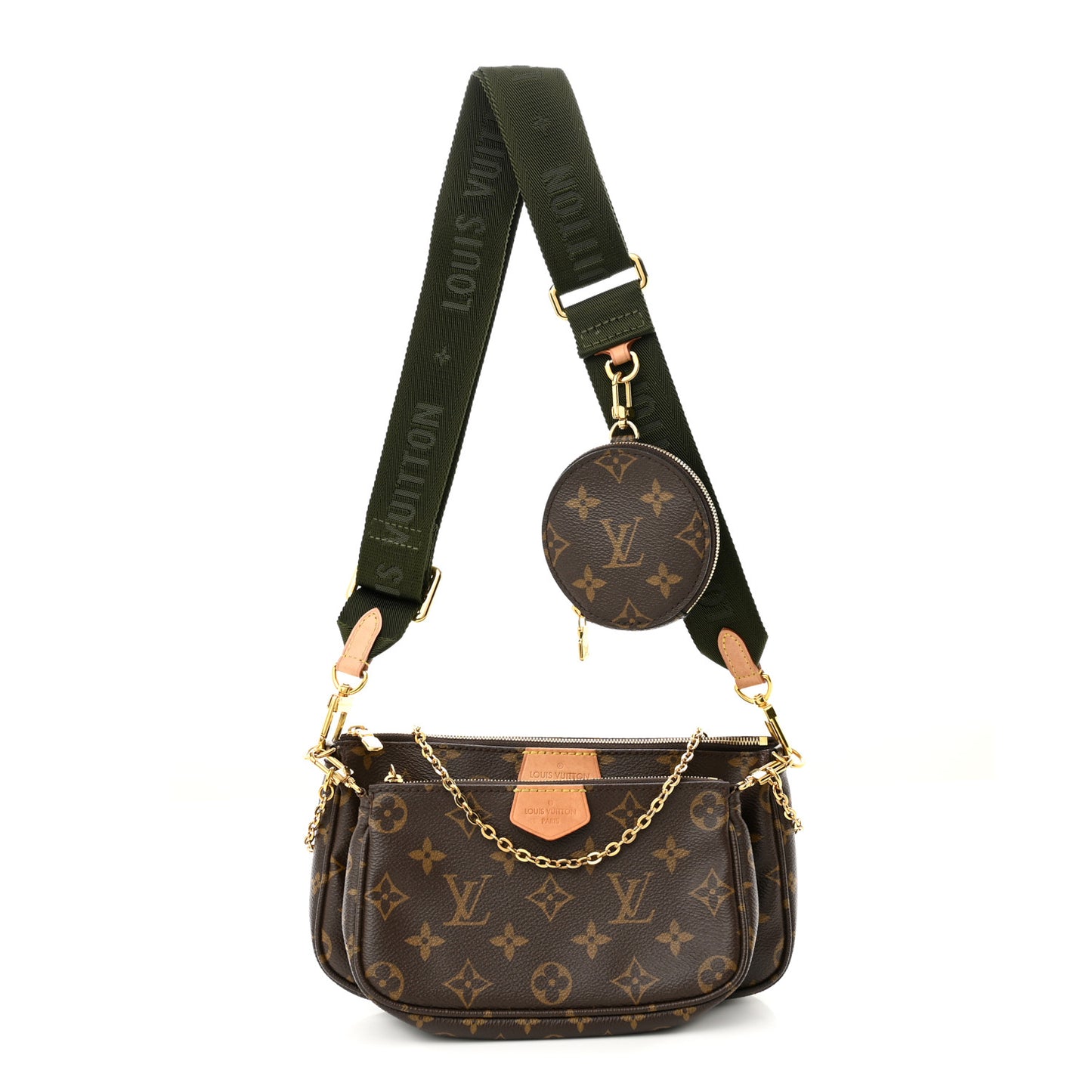 Monogram Multi Pochette Accessories Kaki