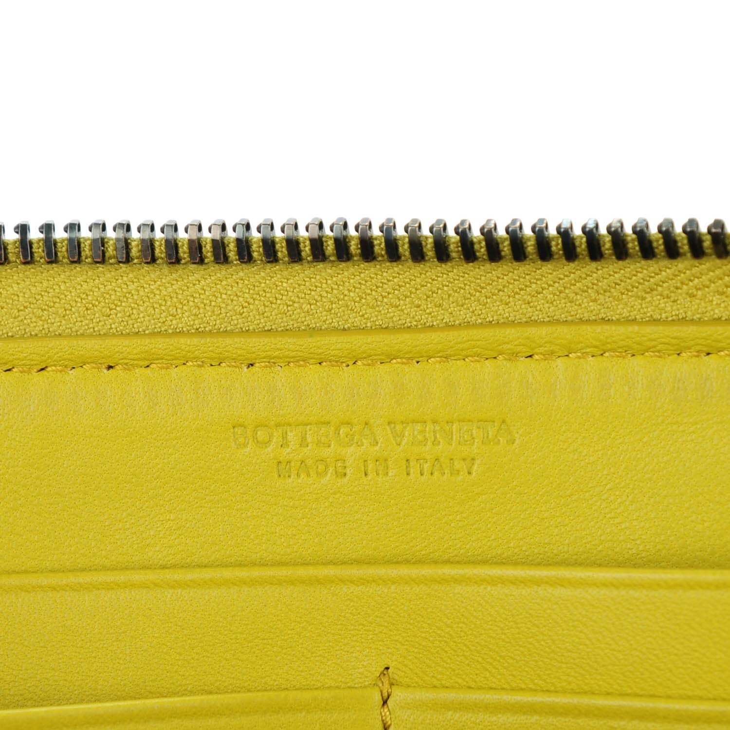 Bottega Veneta Nappa Intrecciato Ayers Zip Around Wallet Ancient Gold 6 of 8