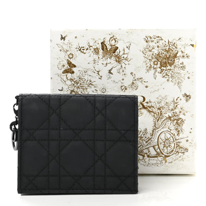 Christian Dior Ultra Matte Calfskin Mini Lady Dior Wallet Black 8 of 8