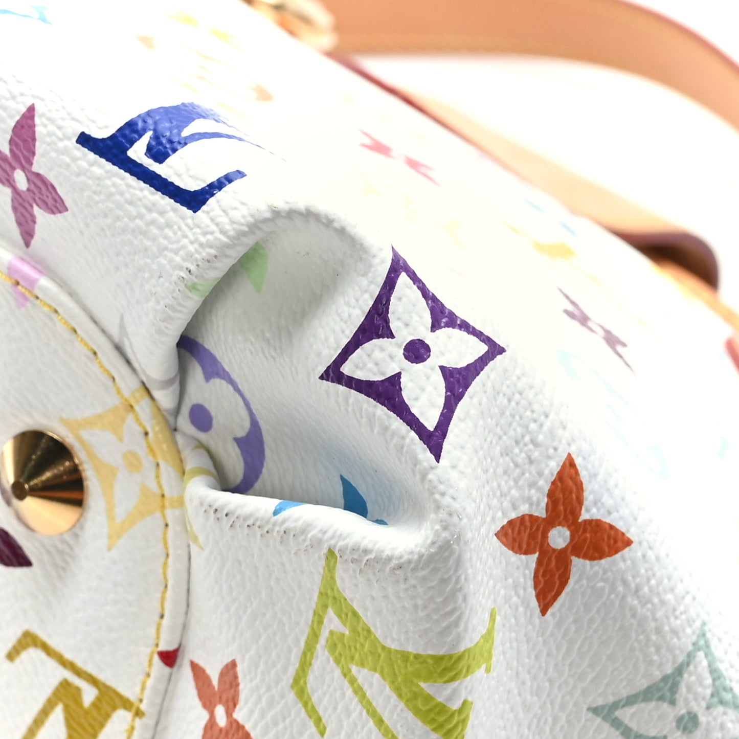 Monogram Multicolor Annie MM White