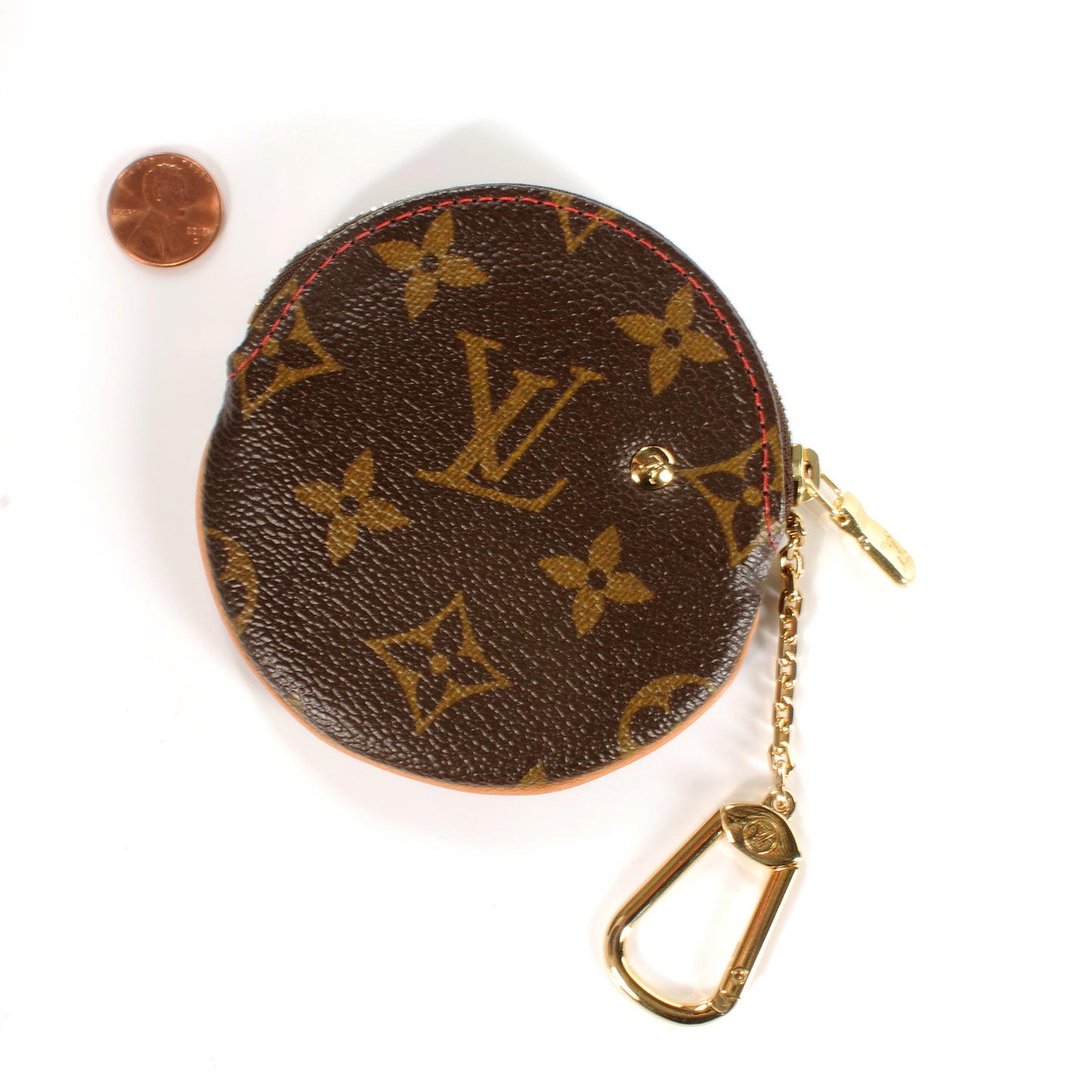 Monogram Cerises Round Coin Purse
