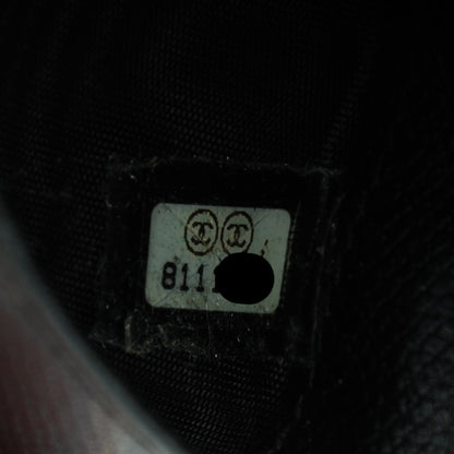 Chanel Grained Calfskin CC Button Bi-Fold Wallet Black 8 of 8